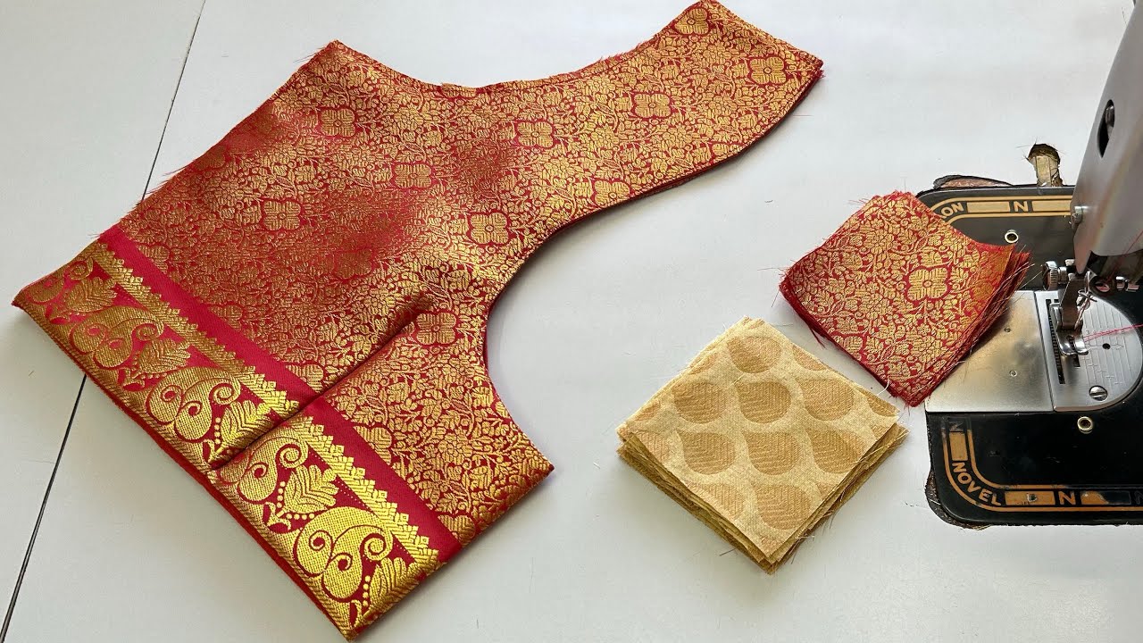 Blouse Ki Design | Silk Saree Blouse Back Design | Cutting And Stitching Back Neck Blouse Design