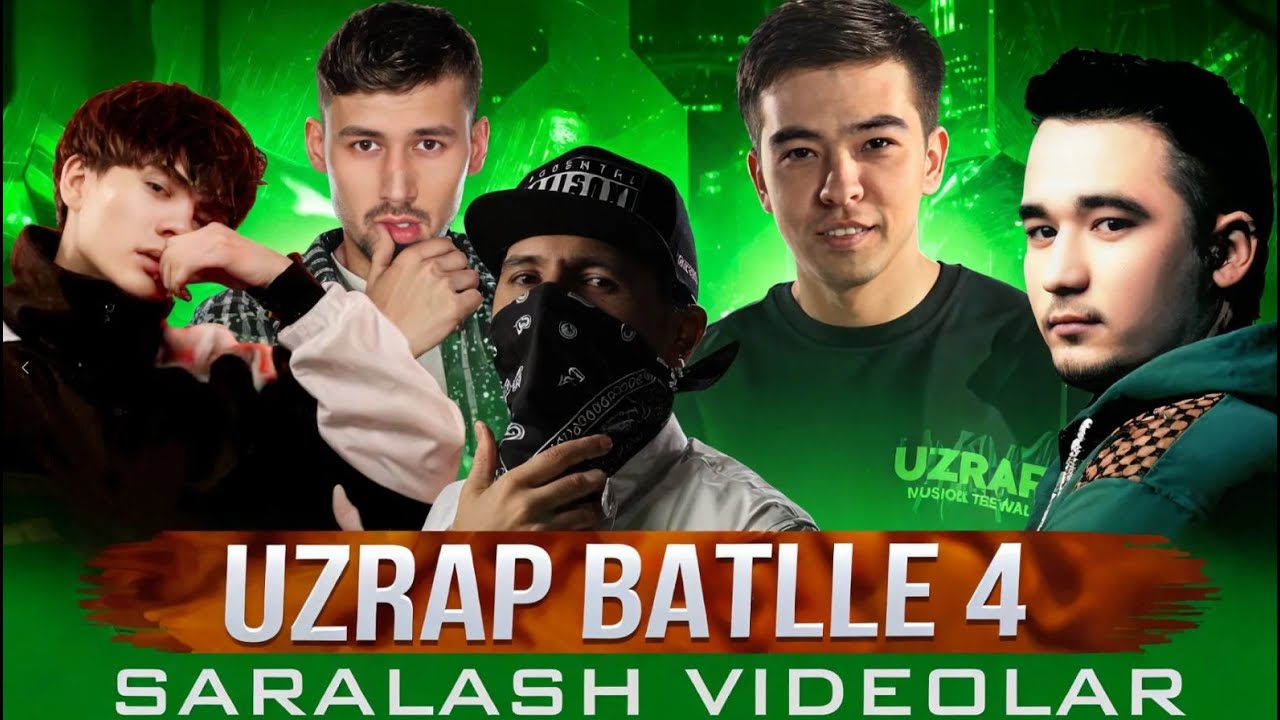 UZRAP BATTLE 4 MAVSUM SARALASH VIDEOLAR YOSH IJODKOR BATTLE MCLARDI PADEJKA QILAMIZA LIKE QANI KETTI