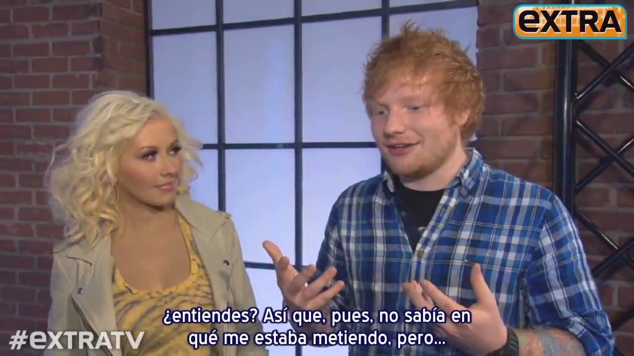 Christina Aguilera y Ed Sheeran - Entrevista EXTRA The Voice 5 (Subtítulos español)