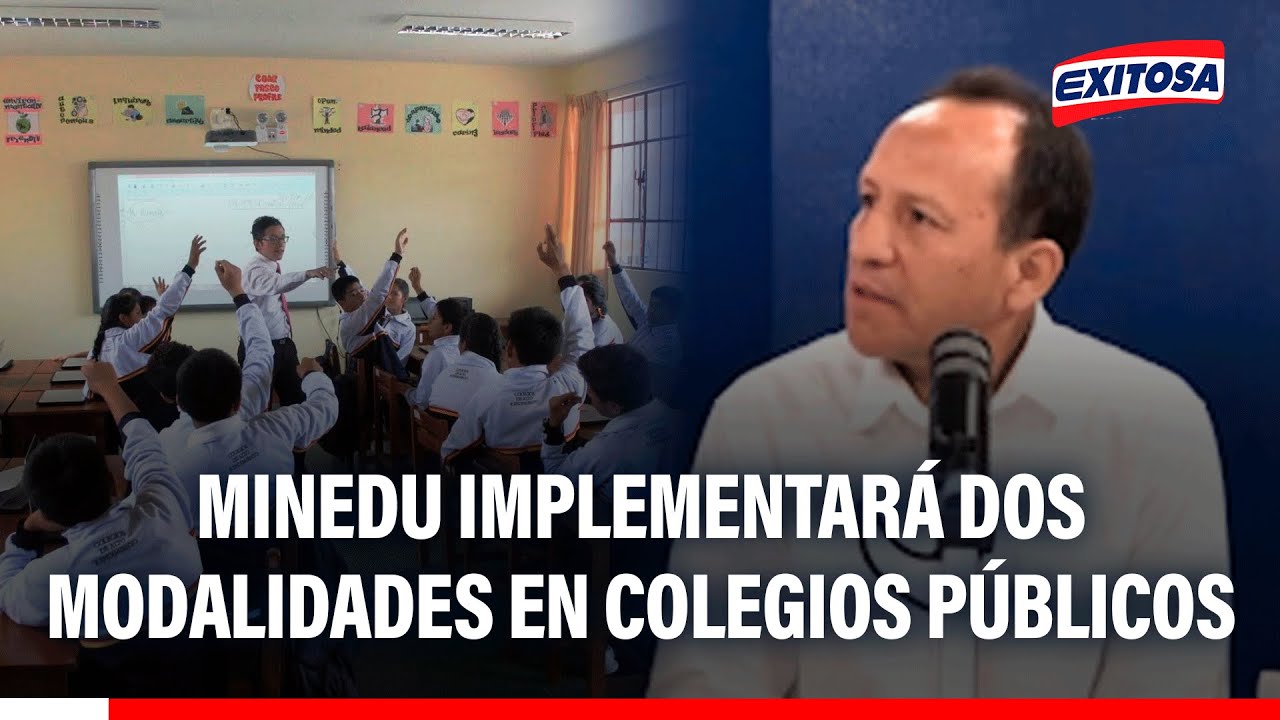 🔴🔵 Matricula escolar en el 2026: Minedu implementar&aacute; dos modalidades en colegios p&uacute;blicos