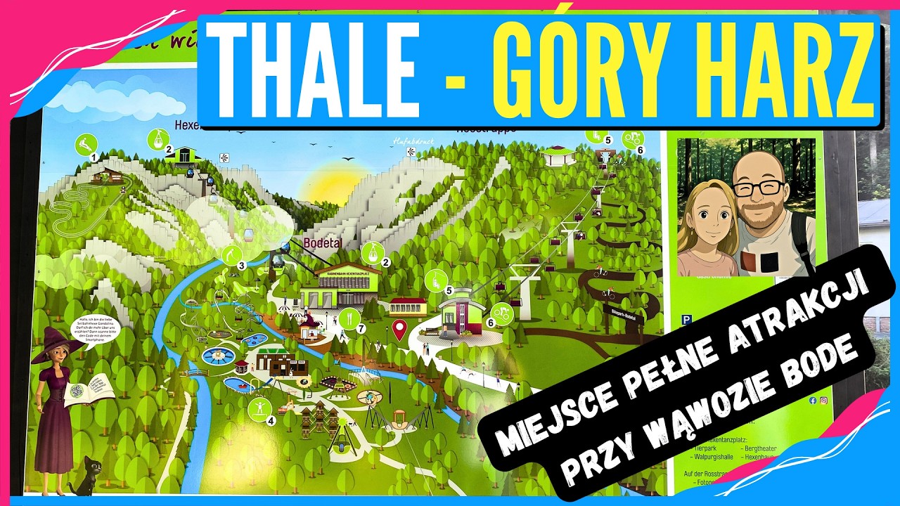 Thale i Wąwóz Bode 🧙‍♀️ Wiedźmy, magia i mrok 👿 Diabelskich GÓR HARZ 🌲