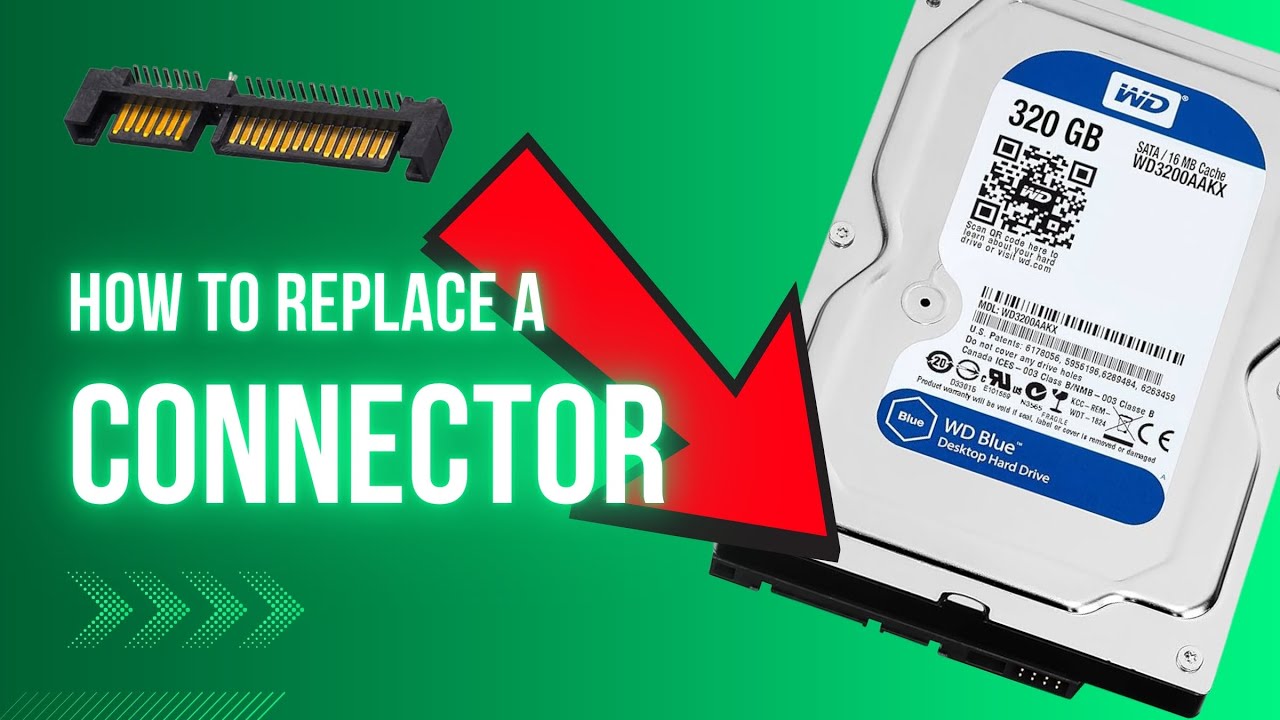 ⚙️ WD Hard Drive Connector Replacement &ndash; Step-by-Step Repair Guide! #repairing #skills