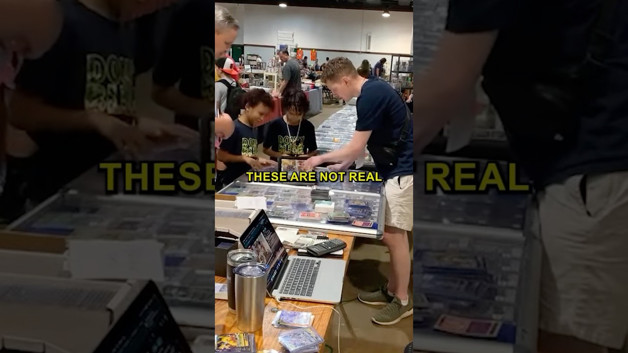 REAL GOLD pokemon cards | Pokemon card vendor POV 