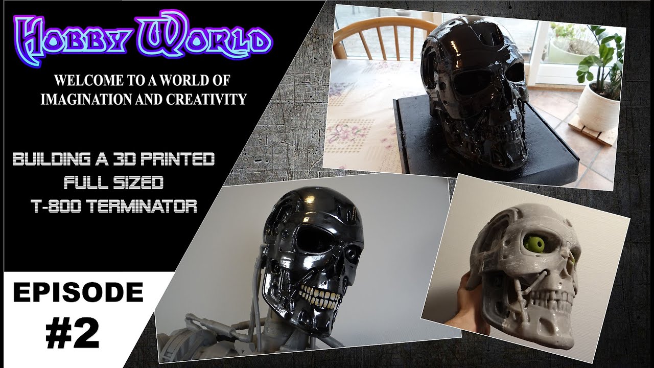 Building a 3D printed Full Scale T-800 Terminator Endoskeleton - Episode 2