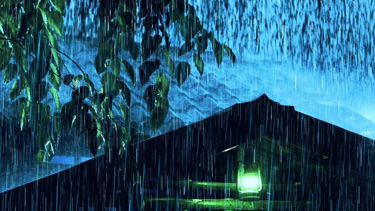 Звуки, Имитирующие Дождь На Металлической Крыше 🌧️, Способствуют Глубокому Сну И Медитации.