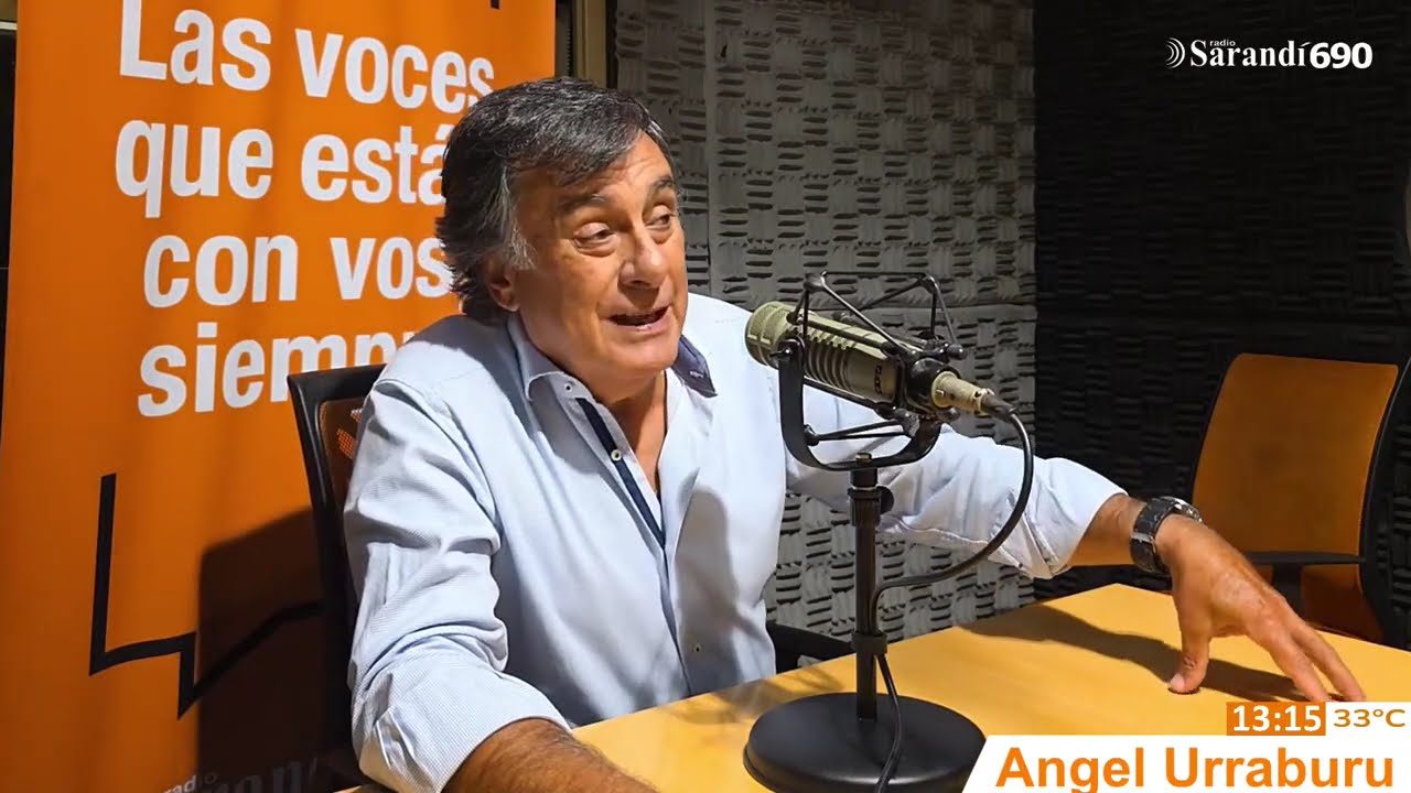 Ángel Urraburu, presidente de la Bolsa de Valores de Montevideo, en Informativo Sarandí