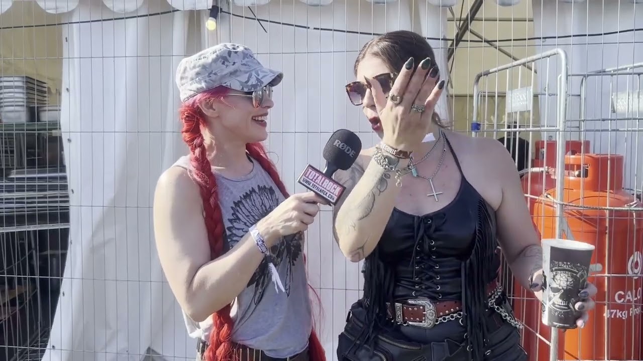 Leva from Lust Ritual talks to Serena Fox for @TotalRockOnline #boa2025