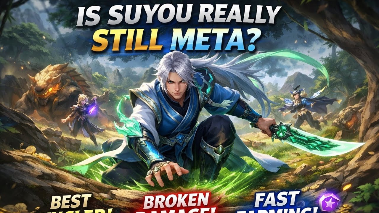 😱😱SUYOU Is STILL META?! 🔥🔥 | Broken Jungler Damage, Fast Farm & Carry Potential | MLBB