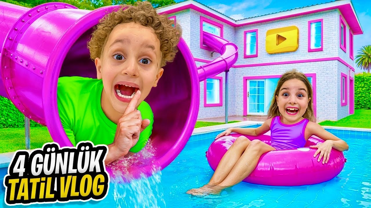 4 GÜNLÜK TATİL VLOG !! KUZEY ELİF OTELDE 4 GÜN NELER YAPTIK ?!