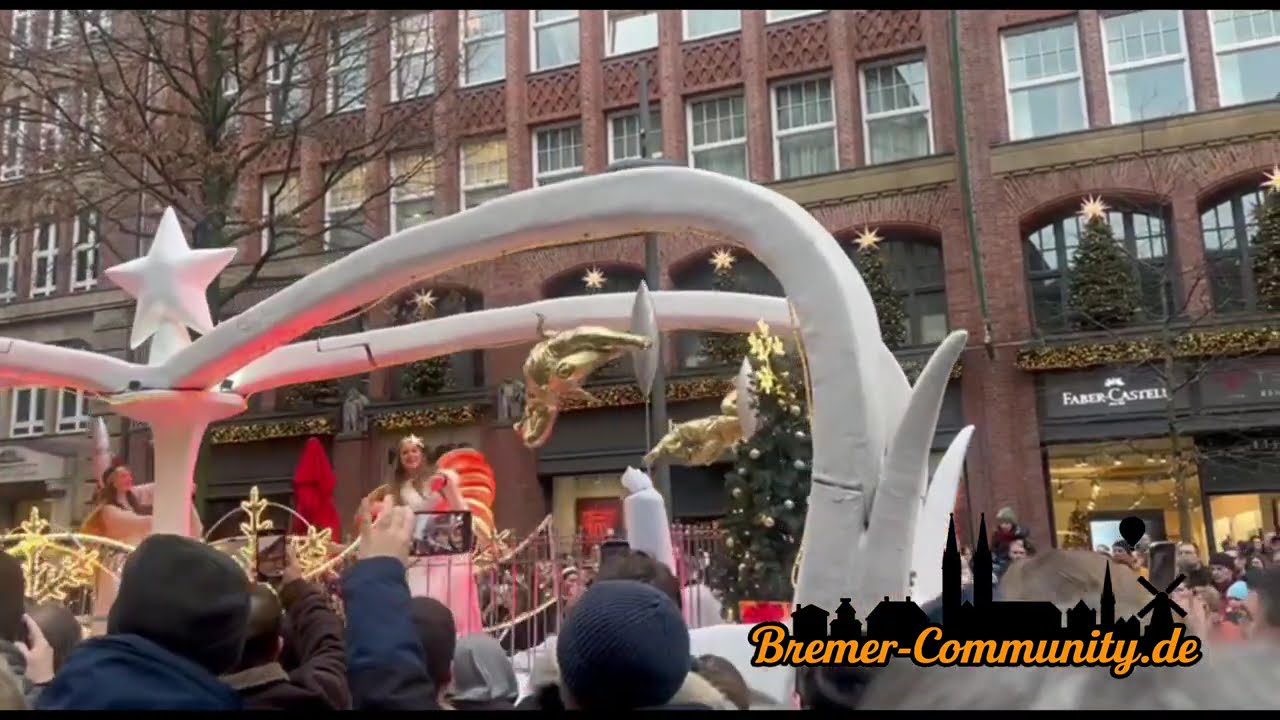 🎄 Weihnachtsparade Hamburg - Magische Stimmung in der Innenstadt! 🎅Bremer Community Treffen 59 ✨