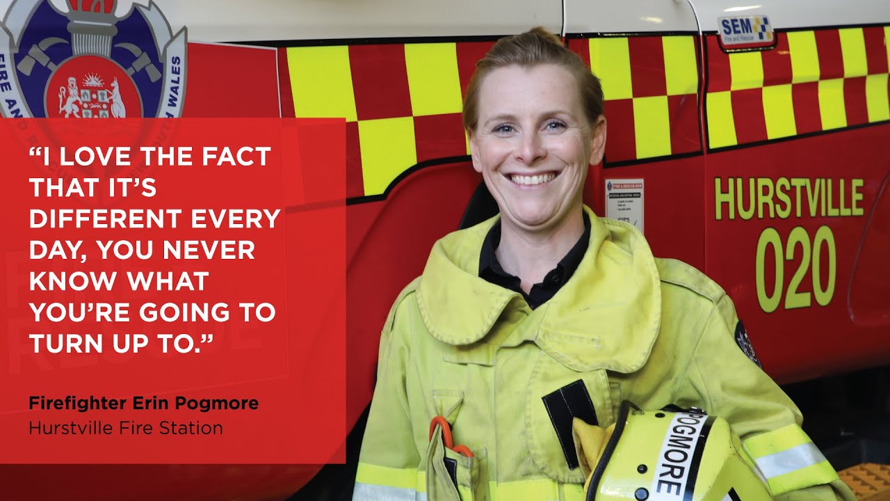 Erin Pogmore, Permanent (full-time) Firefighter, Hurstville Station