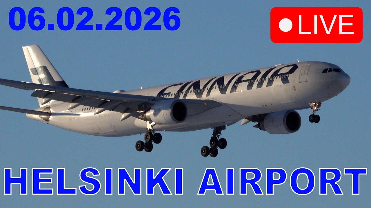 🔴 LIVE Helsinki Airport Plane Spotting (EFHK/HEL)