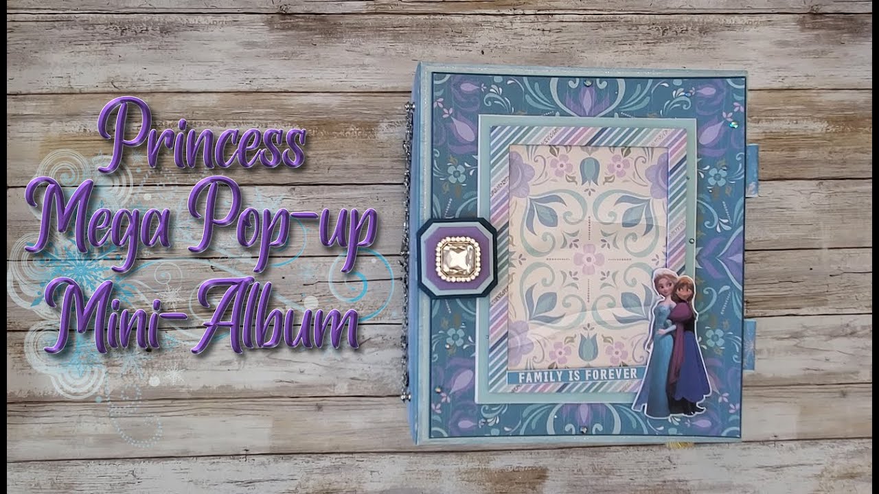 Princess Pop-Up Interactive Mega Mini Album, featuring 12 princesses, 8 1/2  x 10 1/2 inches