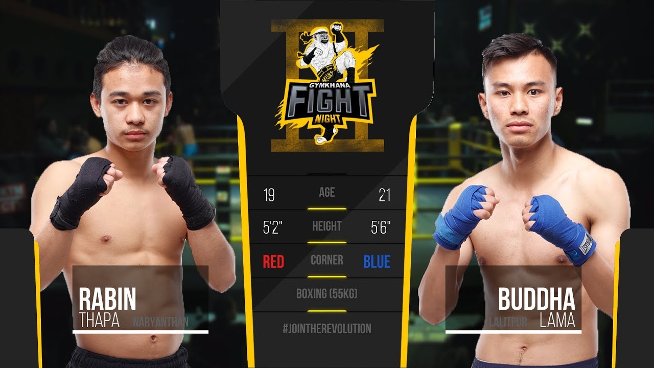 Robin Thapa(gmt) vs Buddha Lama (lalitpur) | 55kg Boxing | Gymkhana Fight Night | AP1HD