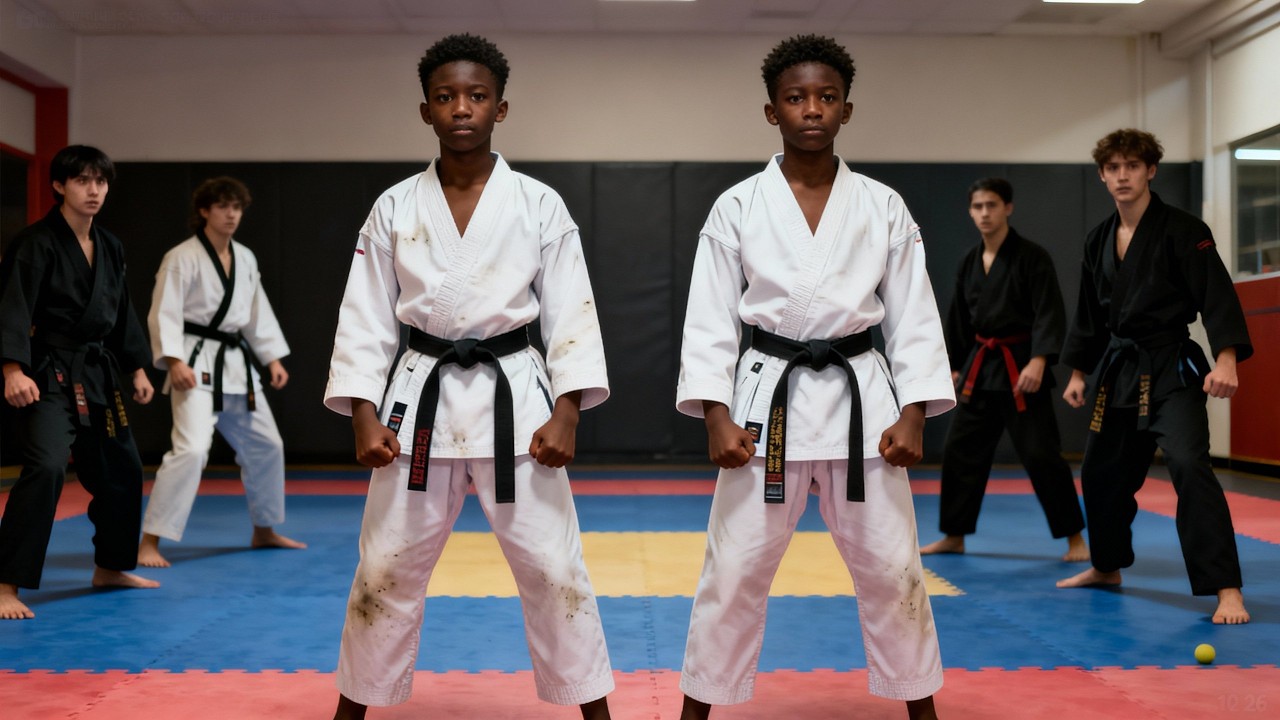 Karate Black Belts Threaten Twin Brothers — Unaware They’re Relentless Fighters