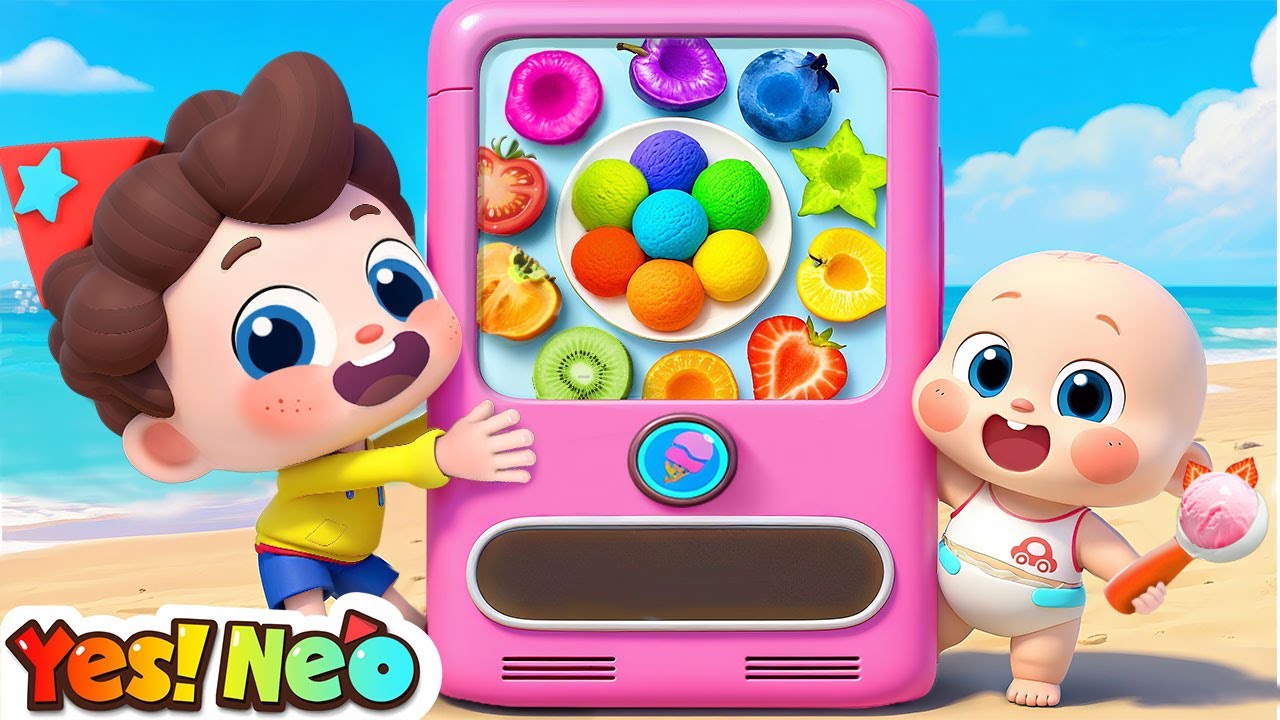 Sharing is Caring - Scoop the Ice Cream | Back to School | Nursery Rhyme & Kids Songs | Yes! Neo