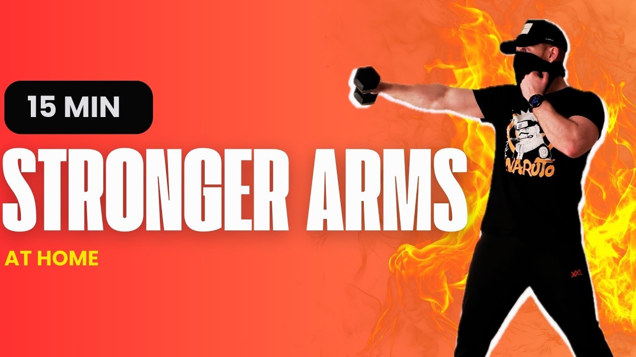 15 Min Dumbbell Upper Body Workout at Home for Stronger Arms
