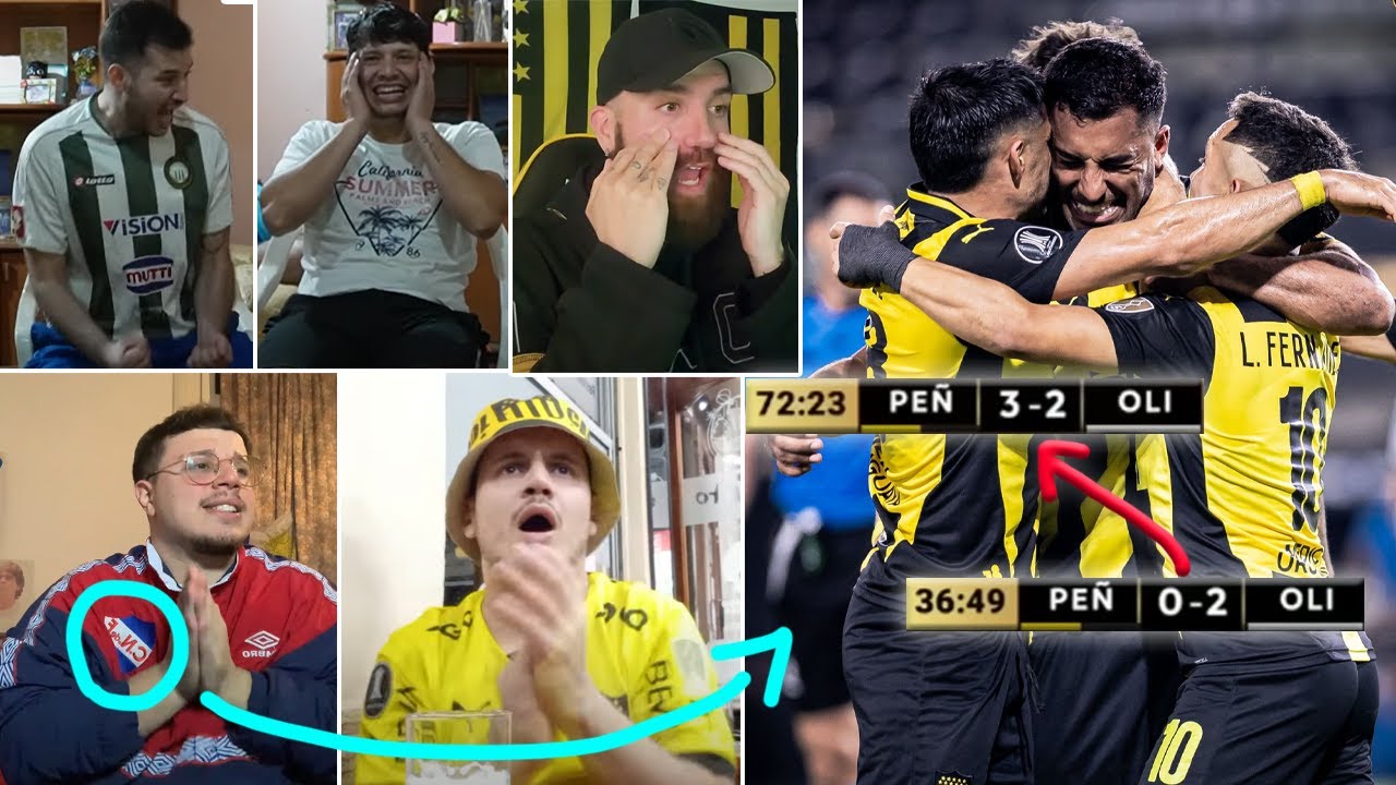 las MEJORES REACCIONES a PEÑAROL vs OLIMPIA 🏆 MÍSTICA