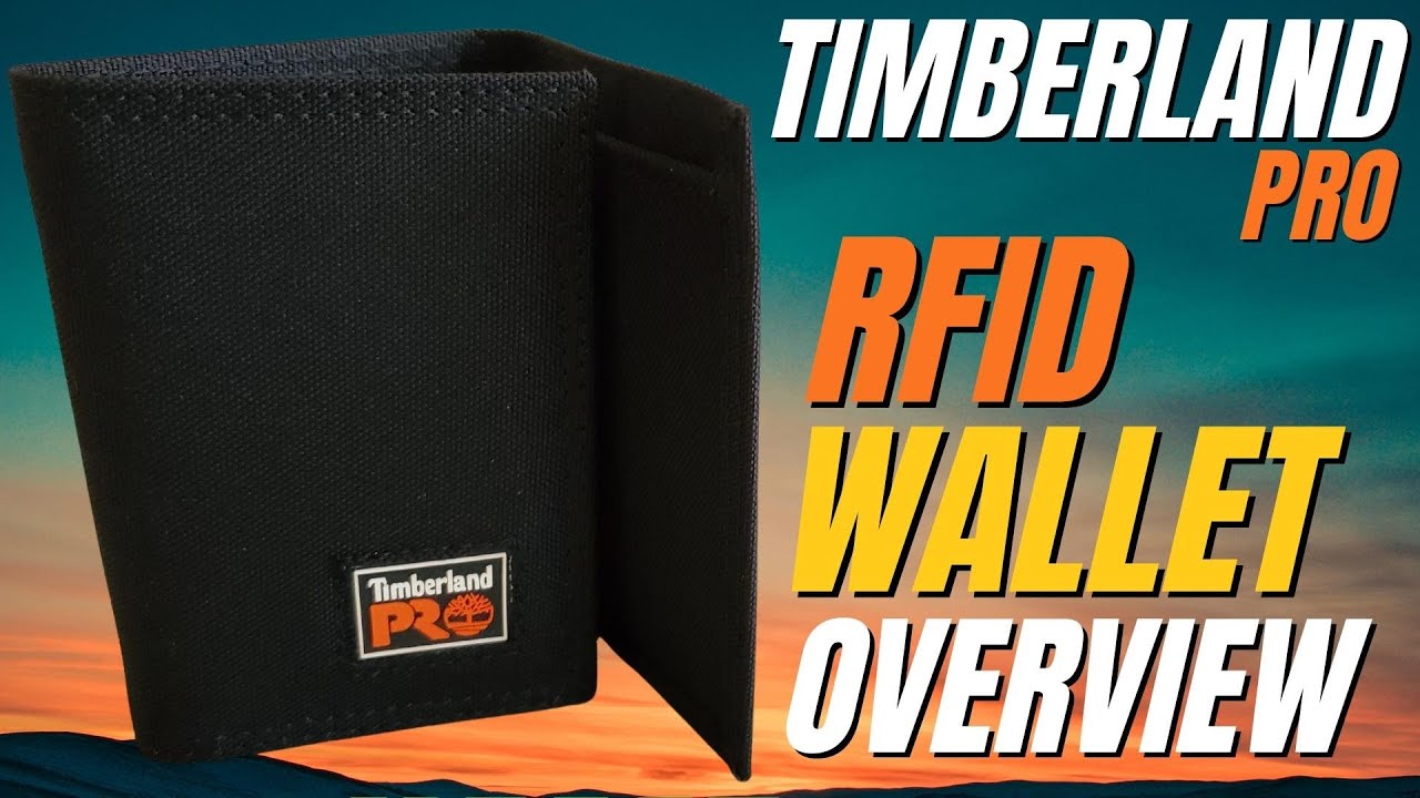 Timberland Pro Men's RFID Trifold Wallet Overview