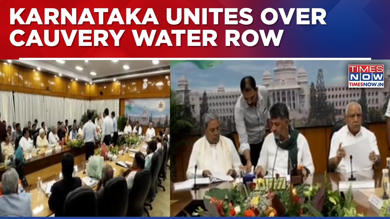 Karnataka Unites Over Cauvery Row; All-Party Meet Backs Farmers Above Politics