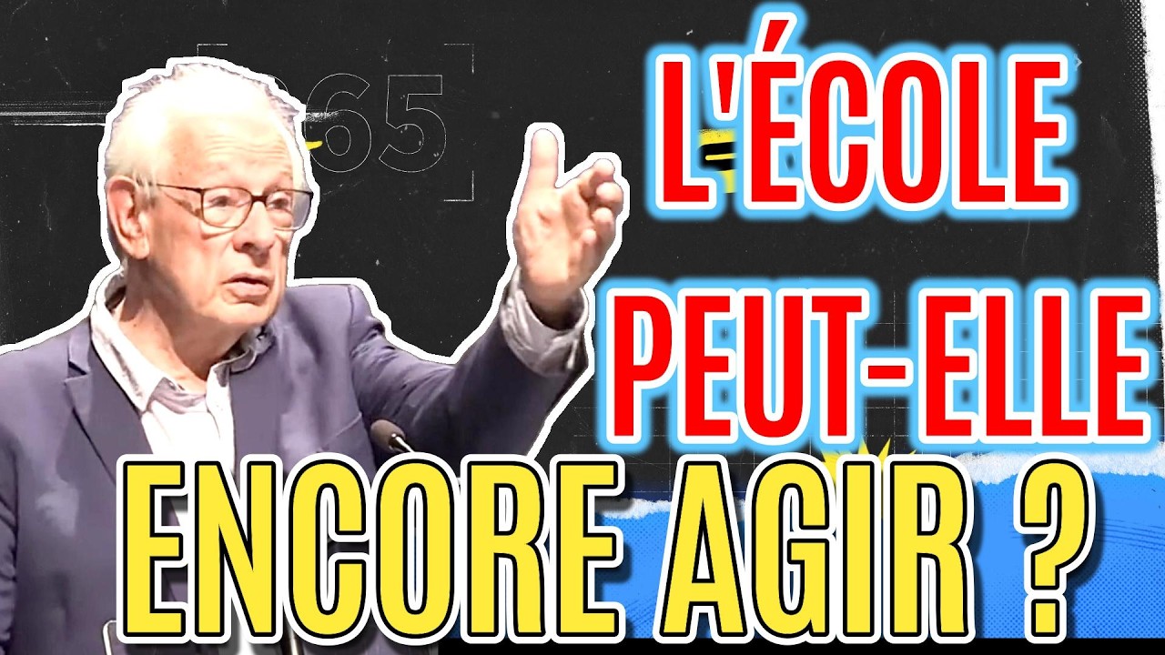 Ce que l'éducation peut (encore) pour notre avenir – Conférence de Philippe Meirieu
