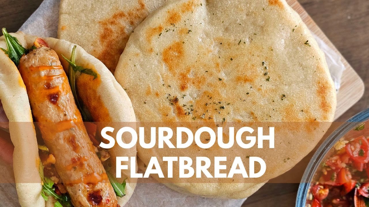 Soft Sourdough Flatbreads | Turkish Bazlama-Inspired Recipe