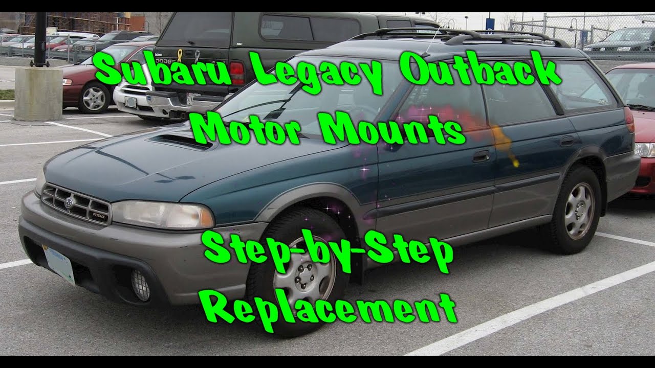 How To: Subaru Legacy Outback Motor Mount Replacement Step-by-Step