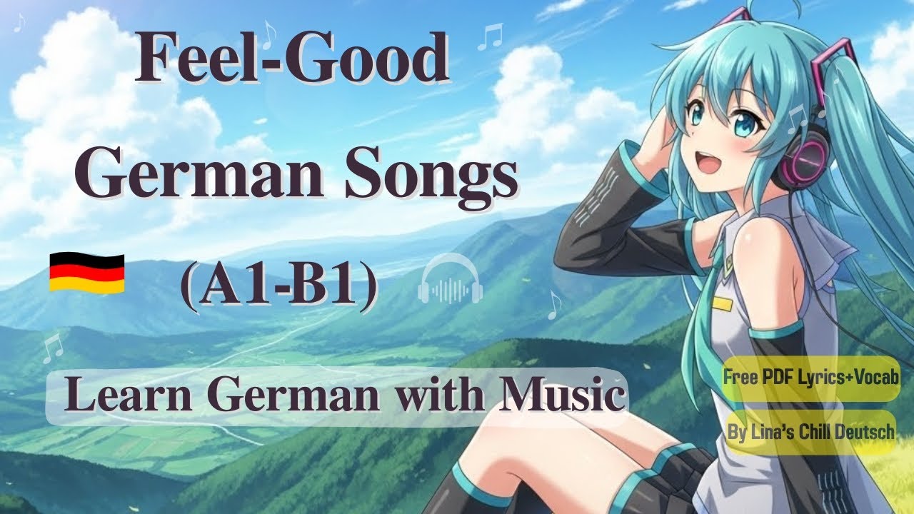 Feel-Good German Songs 🇩🇪💕 | A1&ndash;B1 | Relaxing Lofi German Learning Playlist