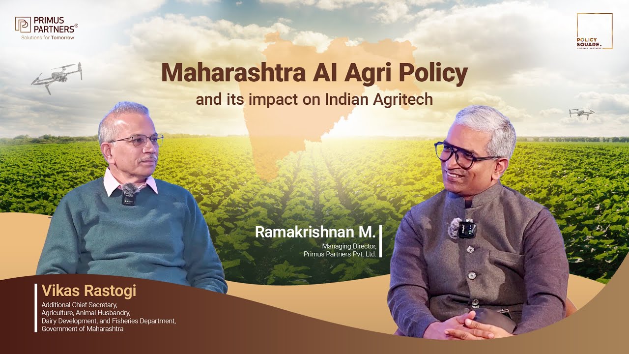 Policy Square | Maharashtra’s Agritech & AI Agriculture Policy | Conversation with ACS Vikas Rastogi