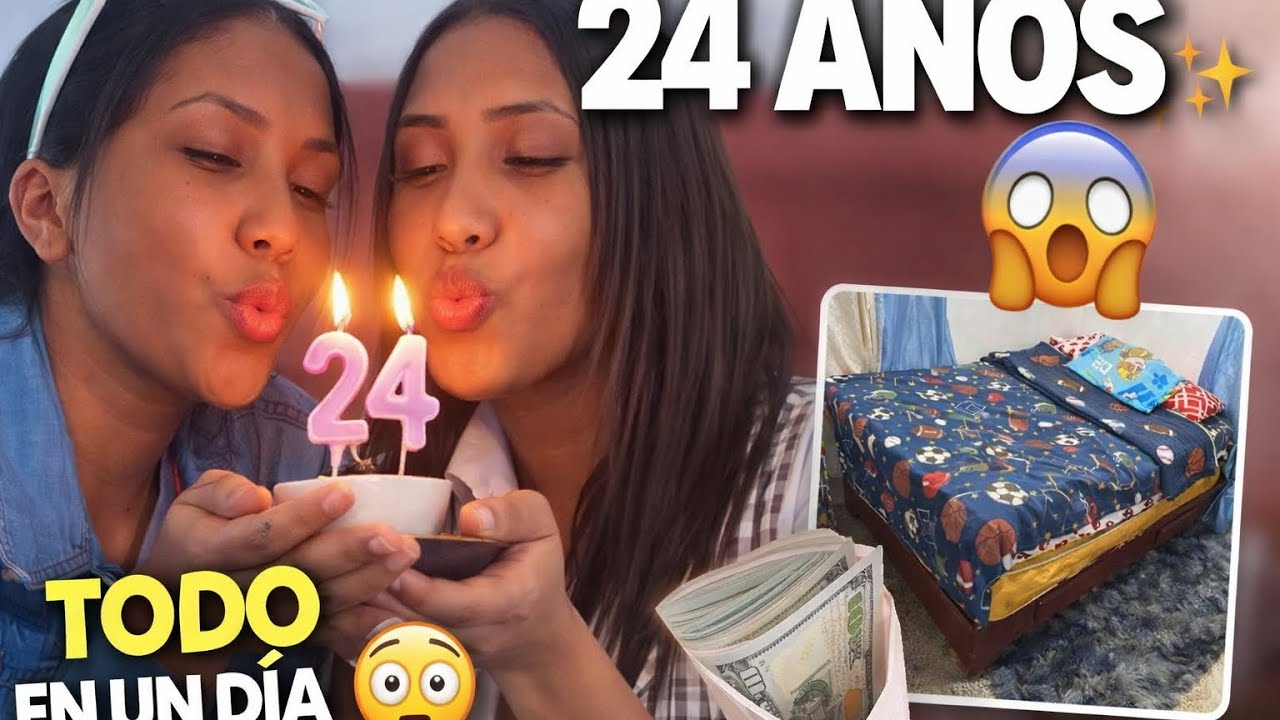 Cumplí 24 años 🎂TODO pasó en un día | Vlog real regalos, dinero limpieza extrema del cuarto del niño