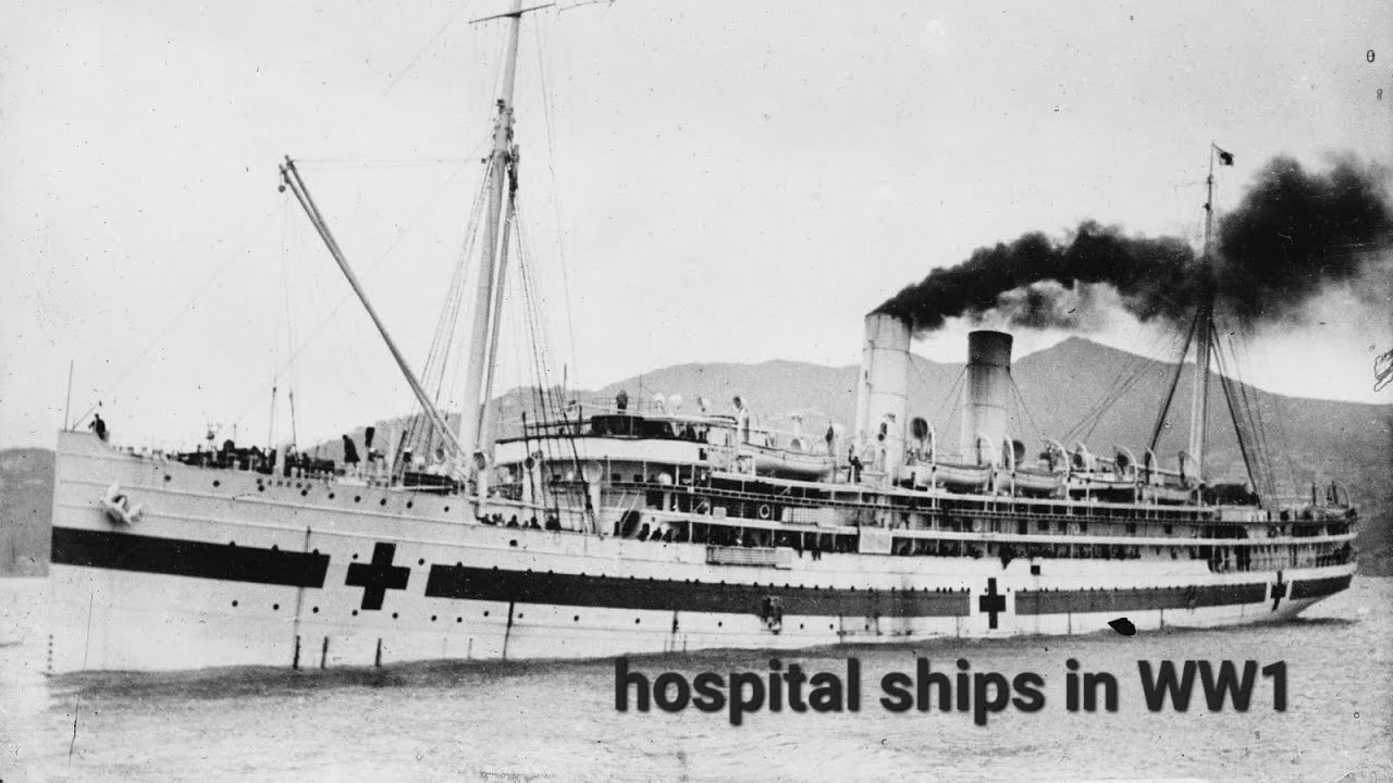 Ocean liners as hospital ships in WW1