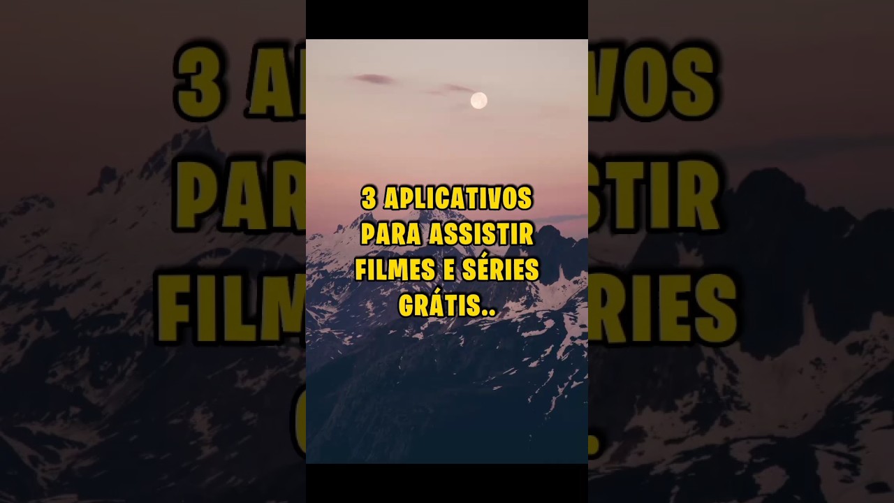 Apps para assistir FILMES e S&Eacute;RIES de GRA&Ccedil;A - #shorts #ytshorts