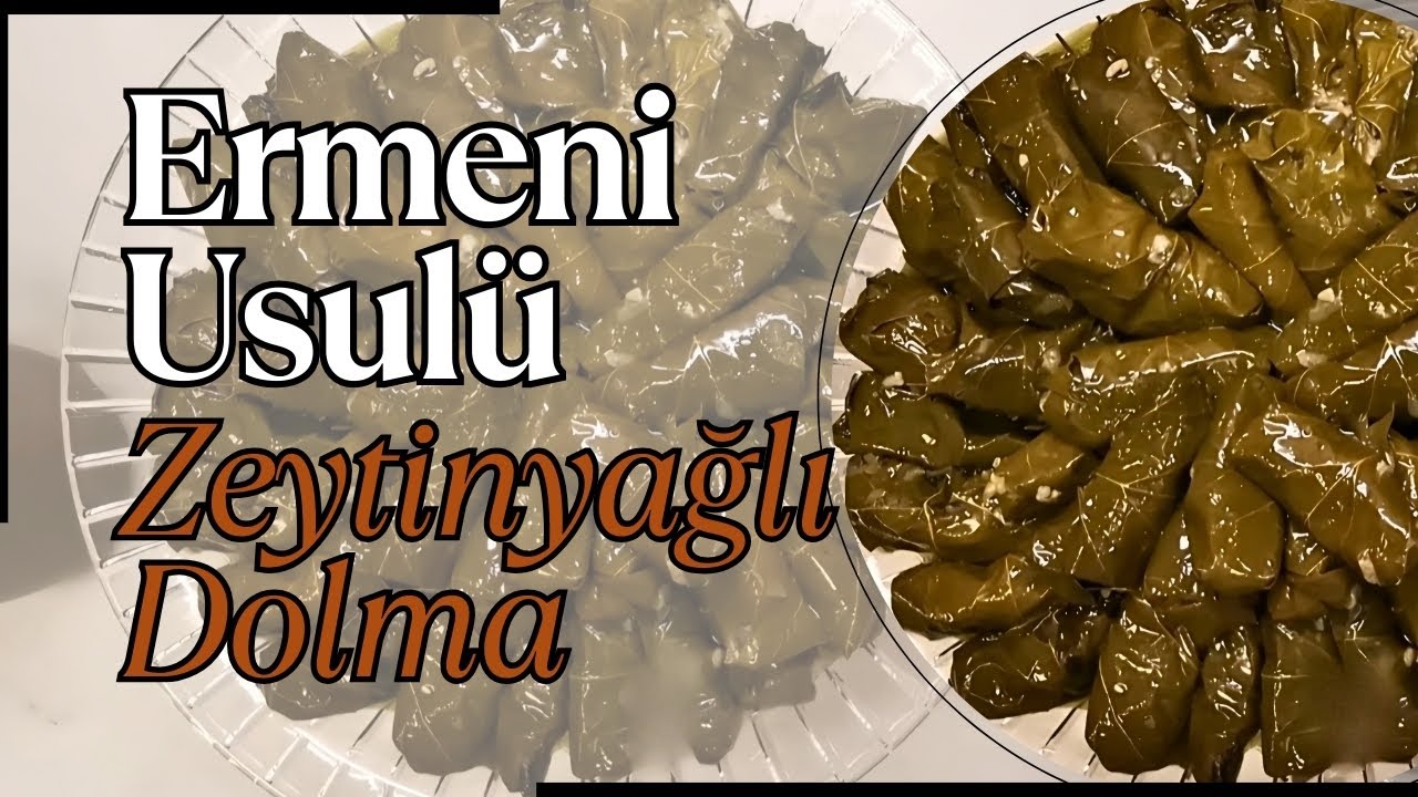 Ermeni usulü Zeytinyağlı Yaprak Dolma 🤤🍃 