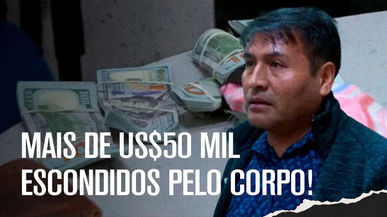 🚔 MARATONA: 2 horas de PARADOS NA FRONTEIRA! 💰 - Mais de US$ 50 mil escondidos pelo corpo! | A&E