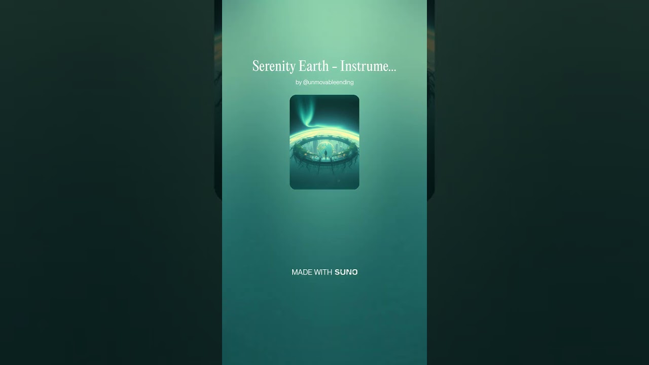 Serenity Earth 4 - Instrumental #AI​ #Song​ by #Suno #music​ #newmusic​