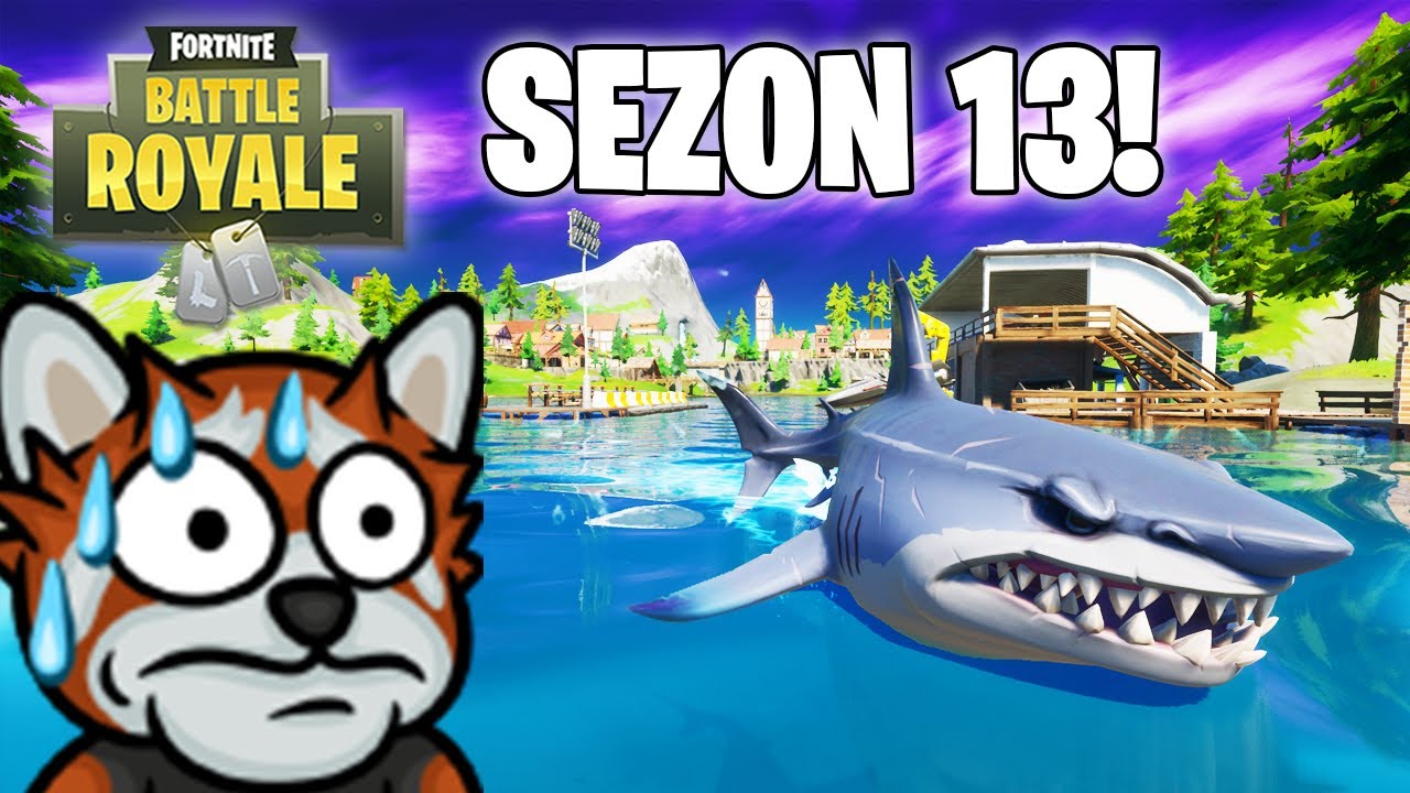 SEZON 13! KARNET! NOWA MAPA! WALCZĘ Z REKINEM...  - Fortnite Ewron