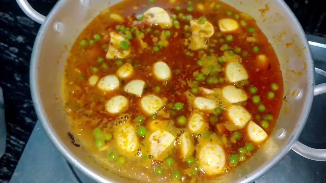 Matar aur mushroom ki testi sabji#recipe#youtubevideo#food#vairalvideo 