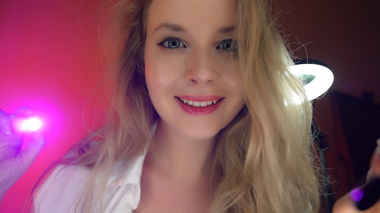 ASMR Медицинский осмотр крупным планом у стоматолога