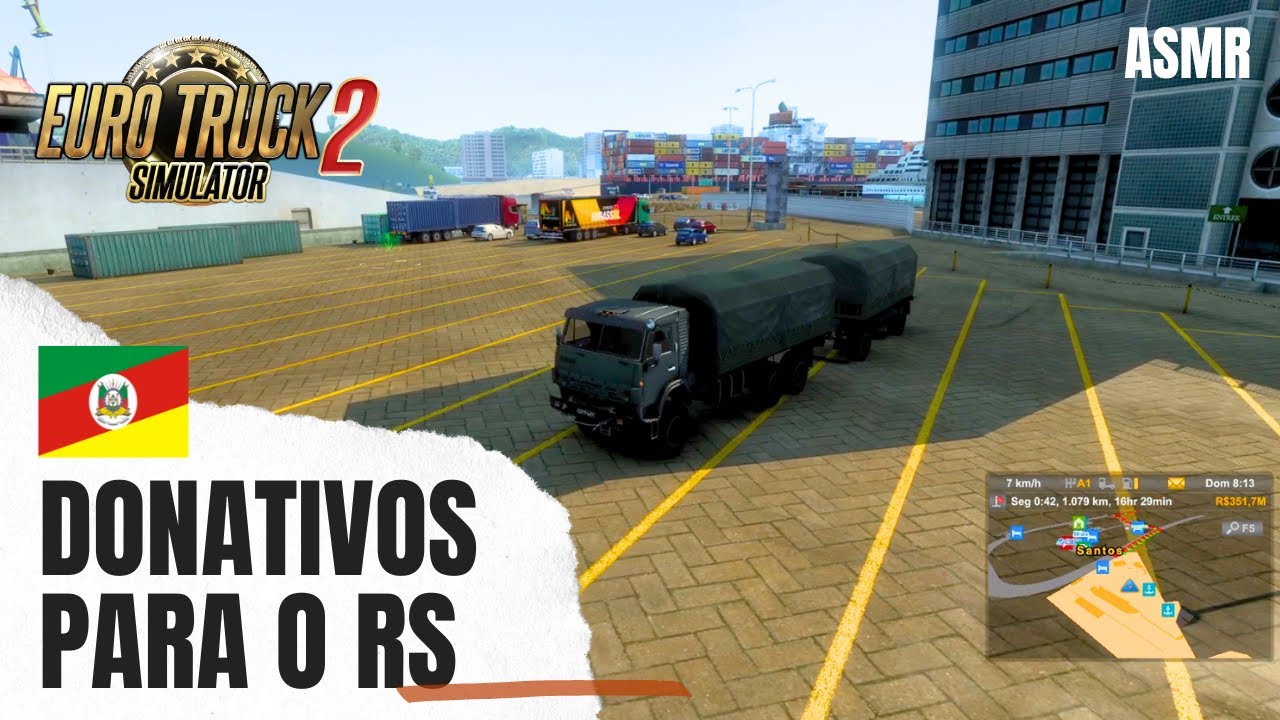 TRANSPORTANDO DONATIVOS PARA O RS - ASMR