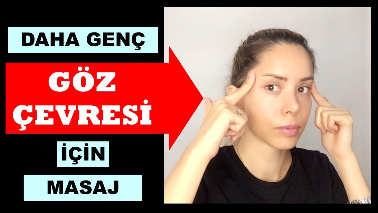 Kaz Ayakları, Göz Kapağı Sarkıklığı ve Göz Torbalarına Masaj ile Çözüm | 1 Ayda 5 Yaş Gençleşin