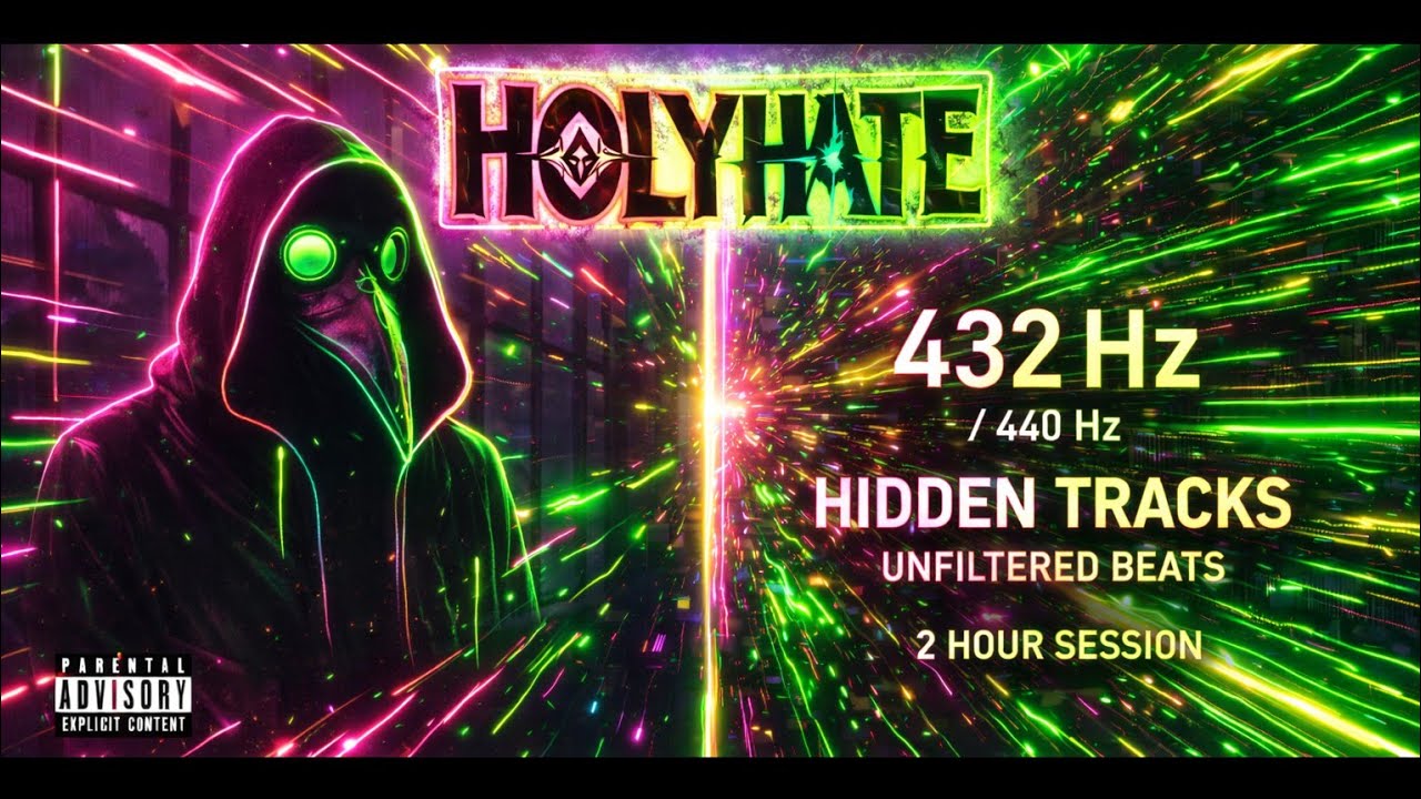 Hiden Tracks, EUPHORIA & DARKNESS – Underground-beat.  2 Hours of Mind-Bending Beats (432/440 Hz)