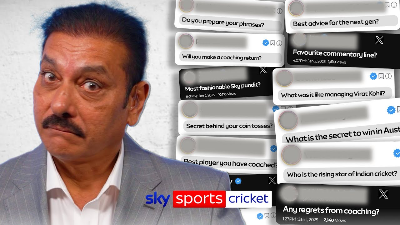 Who is the rising star of Indian cricket? 👀 | Ravi Shastri Fan Q&A