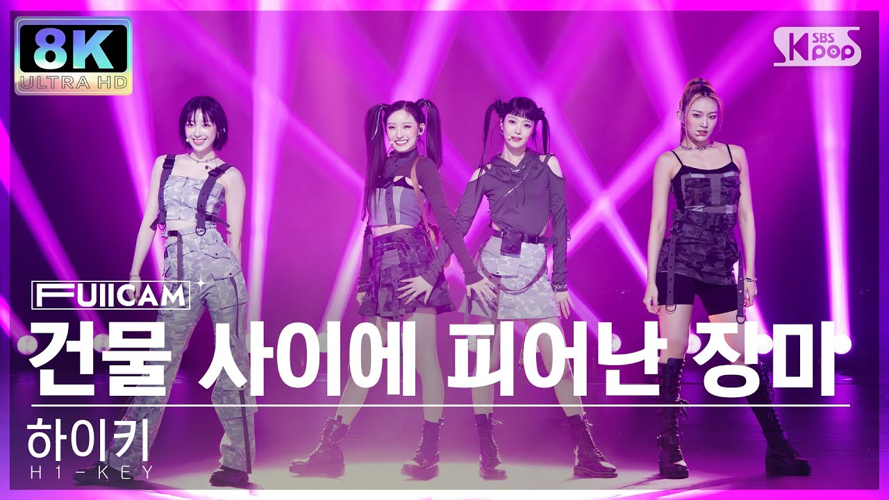 [SUPER ULTRA 8K] 하이키 '건물 사이에 피어난 장미' 풀캠 (H1-KEY 'Rose Blossom' FullCam) @SBS Inkigayo 230115