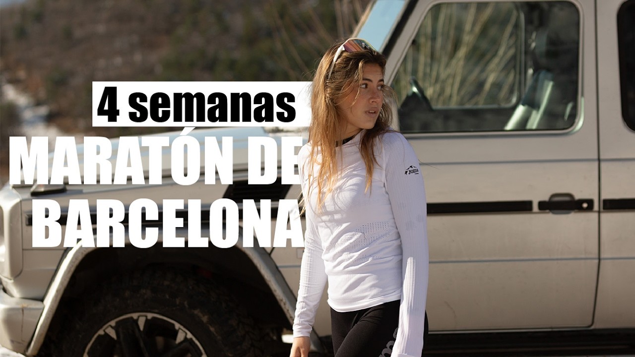 Entrenamientos a 4 semanas de la maratón de Barcelona