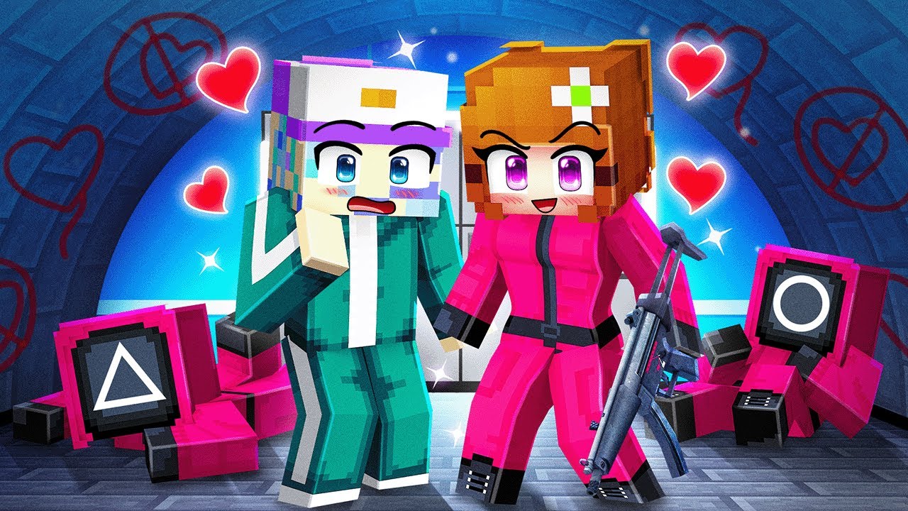 Anne PINK SOLDIER and Dash LOVE STORY in Squid Games