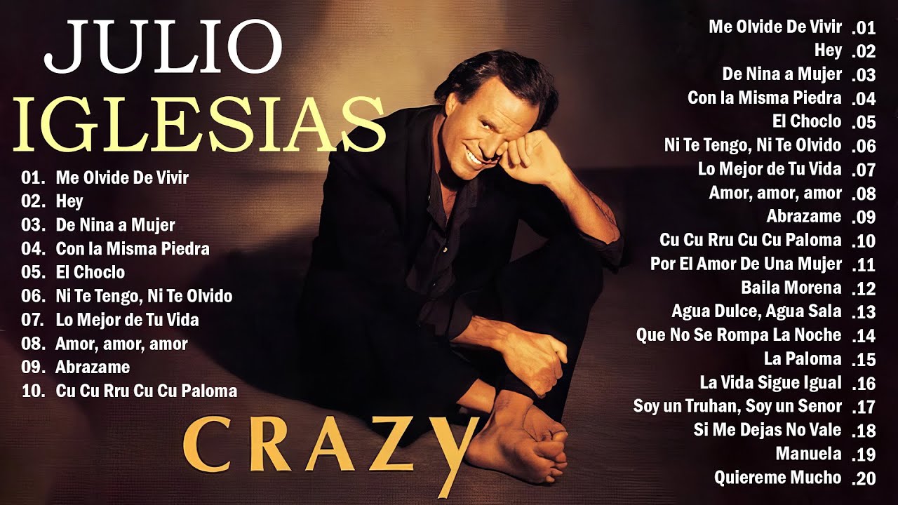 JULIO IGLESIAS CANCIONES DE AMOR - LO MEJOR DE JULIO IGLESIAS - BALADAS ROMANTICAS