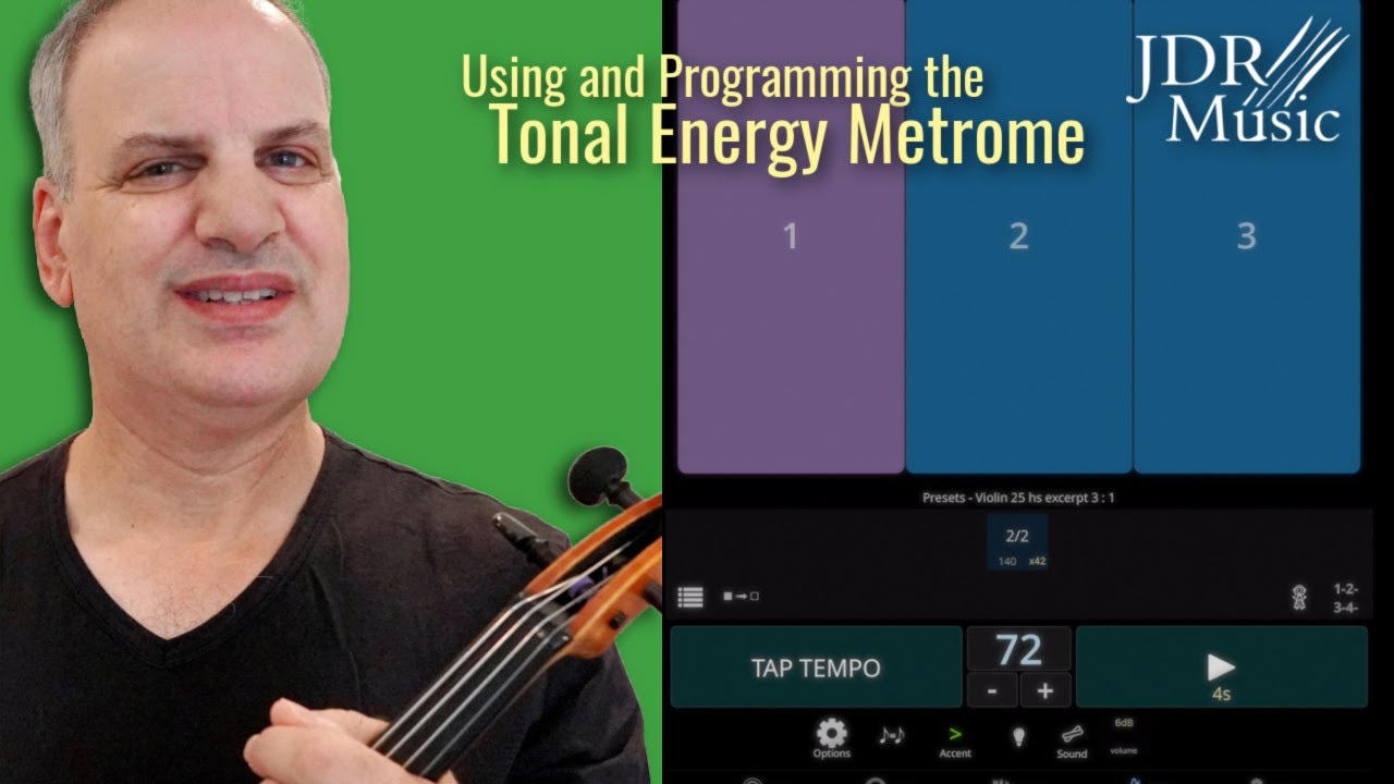 Tonal Energy App Metronome Tutorial - how to program and use metronome | TE Tuner | Ronald Houston