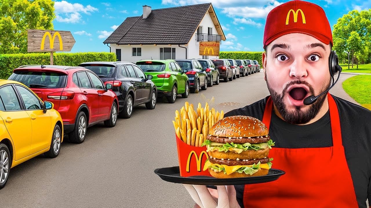 OTWORZYŁEM DRIVE THRU W MOIM DOMU