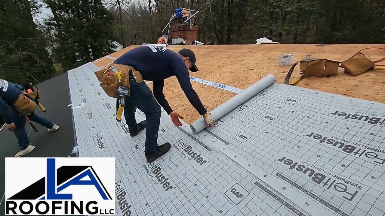 Synthetic Underlayment installation