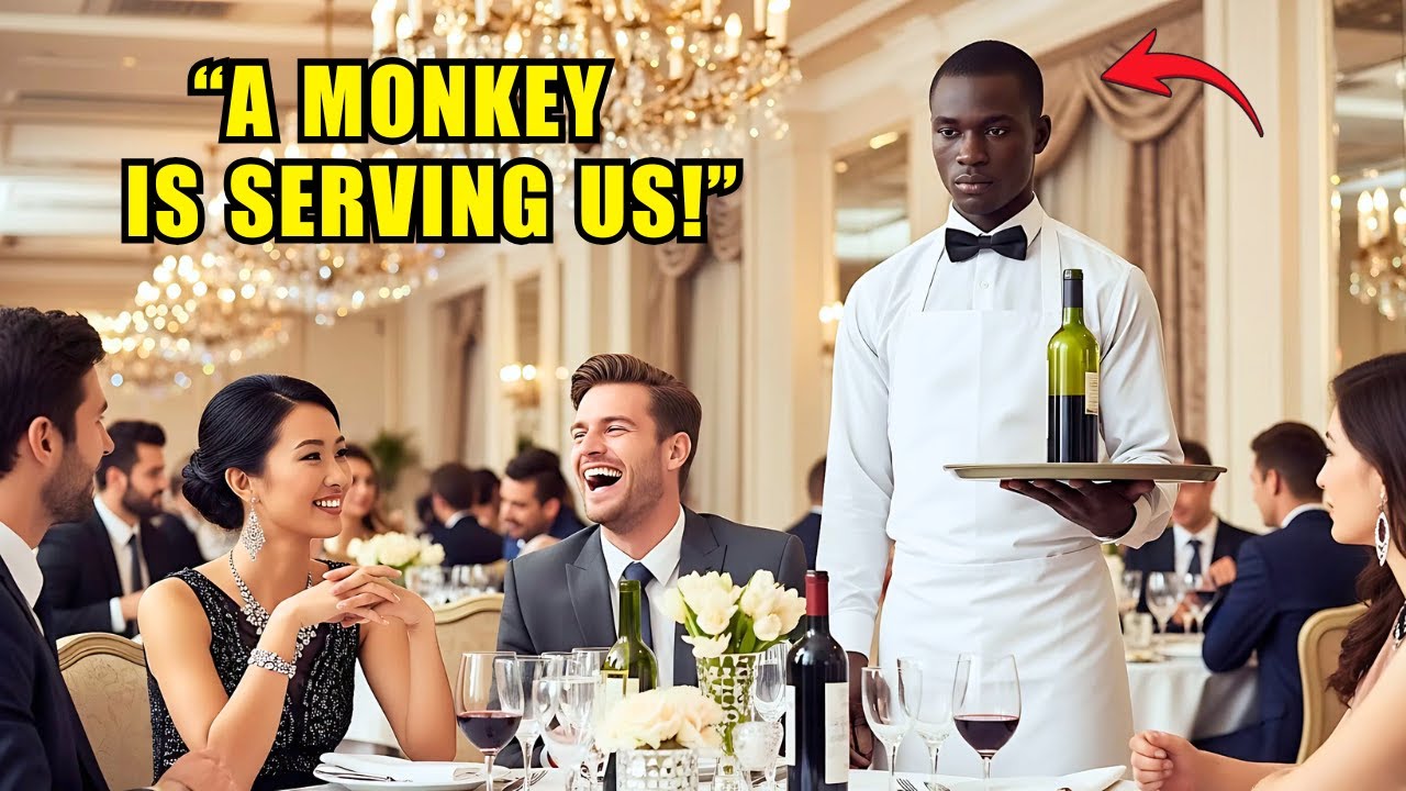 EVERYONE LAUGHED when the Billionaire MOCKED the Black Waiter — but his FLUENT Chinese SILENCED ALL